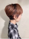 抜け感マッシュショート