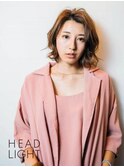外ハネ大人ボブスタイル_束感ショート
