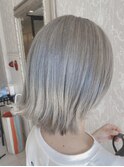 シルバーアッシュ #くすみブルー