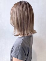 アルバム 銀座(ALBUM GINZA) グレージュボブ_セシルカットココアブラウン_ba299722