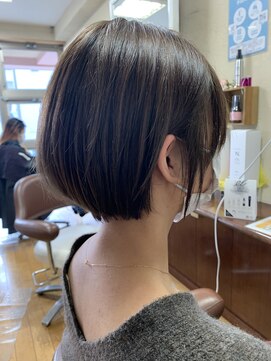 ベルベットヘア 千早店(Velvet hair) 首が綺麗に見えるシアーショート【福岡 聖容】