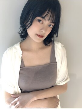 アンクー(Ankh) 【Ankh】ネオウルフ×ディープブルー#フェザーバング#ボブ