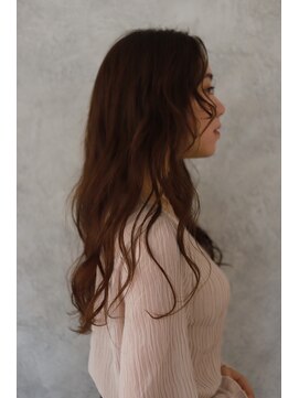 ブロッサム 鶴瀬店(Blossom) エアーウェーブロングヘアスタイル