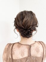 ラシク(racic)&nbsp;【racic】ヘアアレンジ　編み込みダウンスタイル