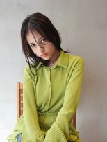 20代/30代/大人かわいい/小顔ひし形/ウルフ/切りっぱなしボブ