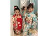 七五三！七歳・ヘアセット・ポイントメイク付￥12000