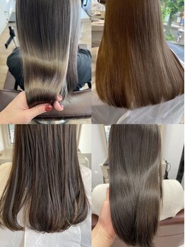 ヘアーアイスカルテット(HAIR ICI QUARTET)の写真/【伏見5番出口1分】いつまでもお洒落でいたいママや主婦世代にも人気◇ゆったり過ごすなら平日の来店が◎