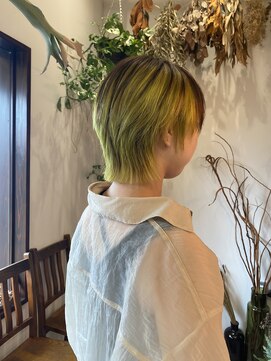 イング(ing) yellow × mash bob