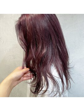 アース 高円寺店(HAIR & MAKE EARTH) ほんのりラベンダーピンク…♪