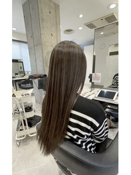 モードケイズブラン(MODE K's Blanc) 髪質改善カラー×ioLuトリートメント【六甲道/髪質改善】