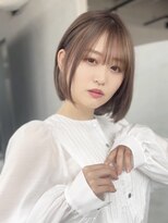 ジエクトカナウ 大阪梅田店(The Ect canow) 似合わせカットタッセルボブミニボブ切りっぱなしボブ小顔ヘア