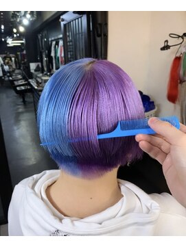 ゾーマ(ZOUMA) ツートン ラベンダー ブルー