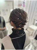 ショートカットのルーズアップスタイル♪