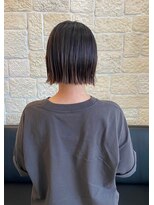 ヴァン カウンシル 川口店(VAN COUNCIL)&nbsp;切りっぱなしボブ×ハイライトカラー 髪質改善Tr＋秋の艶カラー2