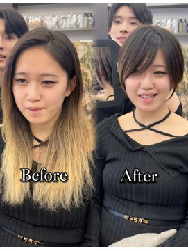ビュー トウキョウ(VIEW TOKYO) お客様Before &after ショートヘア/大人ショート/ショートボブ