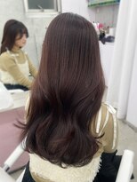 エヌアイ オモテサンドウ(ni omotesando)&nbsp;ピンクブラウン/くびれヘア/レイヤーカット　上野