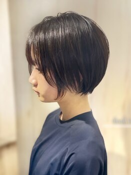 エルズ(L★s)の写真/【ノンブローカット】明日から貴方でも出来る◎技術の差が出るショート、ボブは《L★s》にお任せ下さい♪