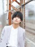 「ラフ×エッジ」メンズカット+ツイストスパイラルパーマ［メンズ/池袋]