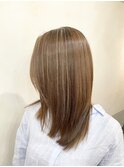 【un.cocon】髪質改善トリートメント 美髪 くすみベージュ