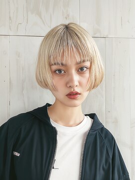 20代30代40代 外国人風モードボブ#37