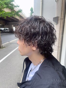 メンズサロン キング 梅田店(Men’s salon K!ng) 波巻きツイストスパイラルパーマ/フェザーパーマ/眉毛/メンズ