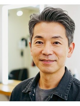 クート オム 南浦和(ku-to homme) 南浦和/メンズカット/メンズショート/ハイライト/白髪ぼかし