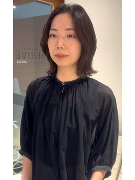 ビーハイブ 一番町店 アヴェダ(BEHIVE) バッサリカット！くびれボブ☆