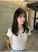 オリーブグレー/レイヤーカット/恵比寿/代官山