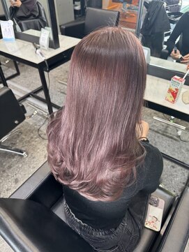 パヌポン(PANUPON) ハイライトケアブリーチグレージュミルクティーバレイヤージュ