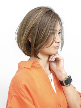 シェノン 赤羽店(CHAINON)の写真/白髪ぼかしハイライトやインナーカラーもダメージレスケアカラーで艶感アップしつつ白髪はしっかりカバー