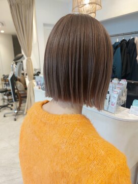 カムバイネオリーブ 溝の口店(Cam by neolive) ☆きりっぱなしボブ・ミニボブ・ミルクティーベージュ☆溝の口駅