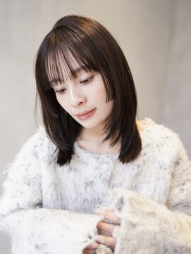 ニコ トウキョウ 渋谷(nico TOKYO) ロングレイヤーカット顔周りレイヤーウルフハッシュカット韓国