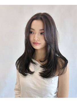 透明感カラー ブラウンベージュ 10代20代 赤み消しカラー