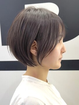 ブレス ヘアデザイン(BLESS hair design) 東静岡ショートボブくびれショートイルミナカラー顔周りレイヤー