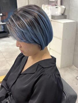 パークホワイト 代官山(PARK White) ボブウルフハッシュカットショートウルフボブ小顔カット