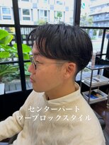 ジョイボックス(JOYBOX)&nbsp;センターパート　ビジネスマンスタイル