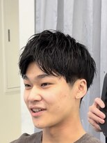 アコロン(acoron.)&nbsp;シャドウパーマ/アップバング/池袋メンズカット