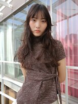 アンドスタイル(&style)&nbsp;【TSUJI】レイヤー 顔まわりカット グレージュブラウン