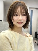 大人可愛いくびれボブ