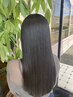 カット+艶カラー+Aujuaミラジェリートリートメント+頭浸浴　￥18500