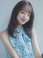 トローノ 栄(TRONO) 艶髪 髪質改善 韓国レイヤー 顔周りカット アッシュカラー 20代