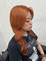 ヘアサロン エフ 渋谷(F) レイヤーオレンジ