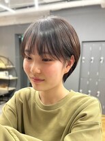 ジアン バイ ミルボン 西宮ガーデンズプラス(GIEN by milbon) ダークパープル/ナチュラルショート/ミルクブラウン/夏/西宮北口