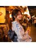 【土曜日午前】浴衣着付けヘアセット　4500円