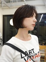 ニカ(NICA) 【NICA】ミニボブ×ワンカールパーマ◆藤井