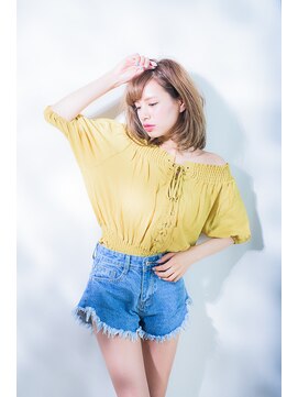 ミエルヘアーブラン(miel hair blanc) サマーミディアムレイヤー【miel hair blanc】