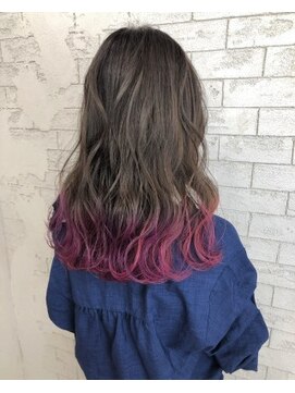 プライズ 錦糸町北口店(prize) ピンクパープルカラー/裾カラー/グラデーション 錦糸町北口