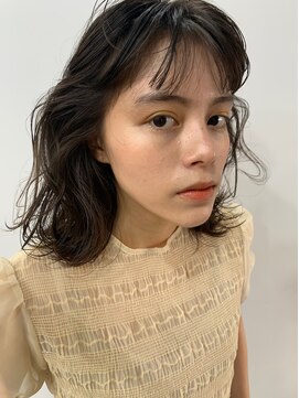 アスター(astar) 【astar】ロブパーマ　シースルーバング