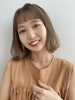 【GARDEN荒井夏海】ぱっつんボブ×ふんわり巻