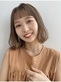【GARDEN荒井夏海】ぱっつんボブ×ふんわり巻